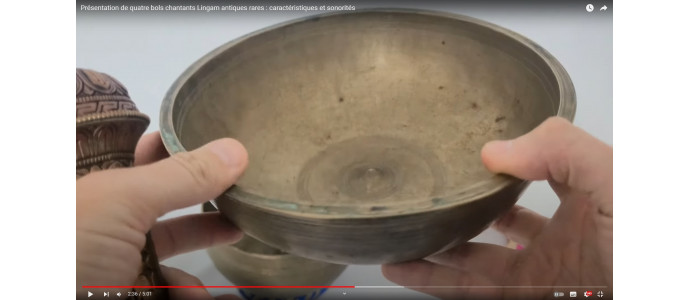 Bols chantants Shiva Lingam rares : caractéristiques et sonorités